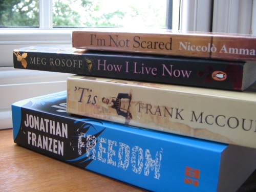 Even more spine poetry
