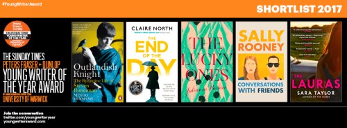 Young Writer Award Shortlist 2017
