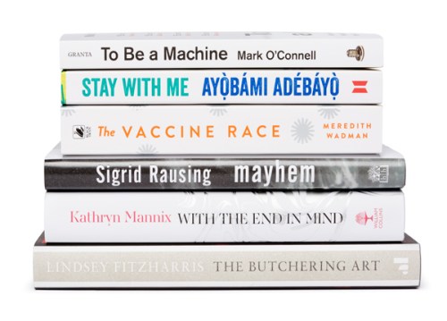 Wellcome Book Prize 2018 shortlist